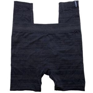 ‎Nautica Black Gray Stripe Leggings Sz L/XL